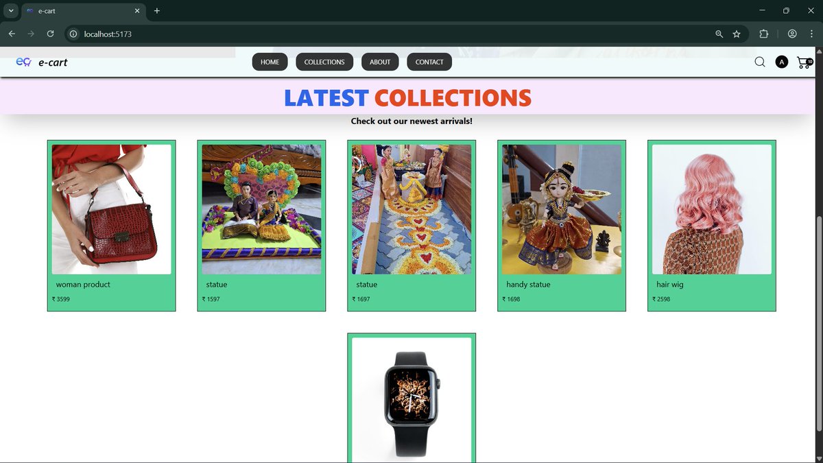 Codeyet_'s tweet image. Built an e-commerce frontend and connected it to the backend using MERN stack! 🛒
Dynamic product rendering ▶ API integration ▶ Context API ▶ Clean UI with Tailwind 💻

Next step: Cart + Auth + Checkout 🚀
#MERN #ReactJS #NodeJS #WebDev #MongoDB #JavaScript #100DaysOfCode