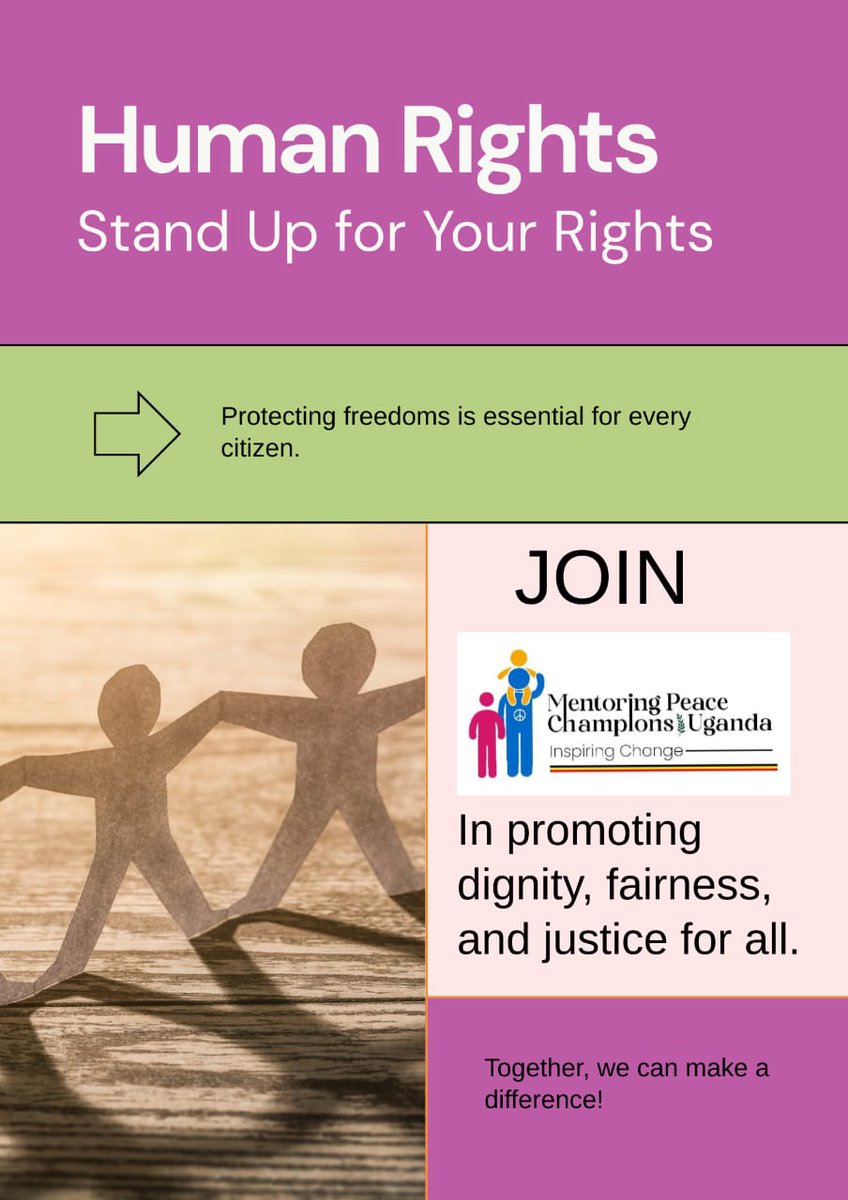 ppg_ug's tweet image. Today, we remind all Ugandans that human rights are not gifts from any authority, they are guarantees for every citizen. Our nation is strongest when people can speak freely, assemble peacefully, participate in leadership without fear, and live without discrimination or violence.