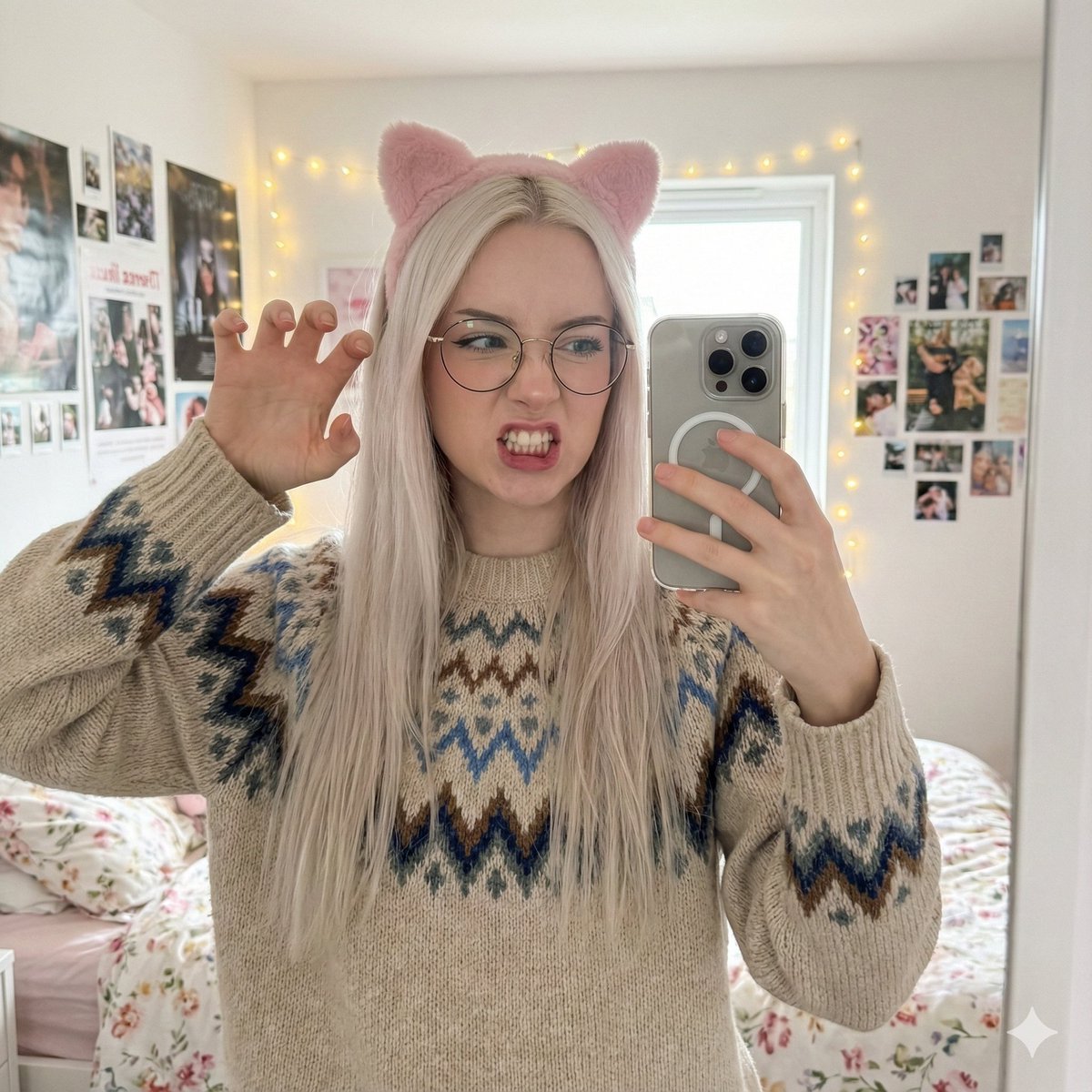 Playful Vibes in a Cozy Bedroom Setting