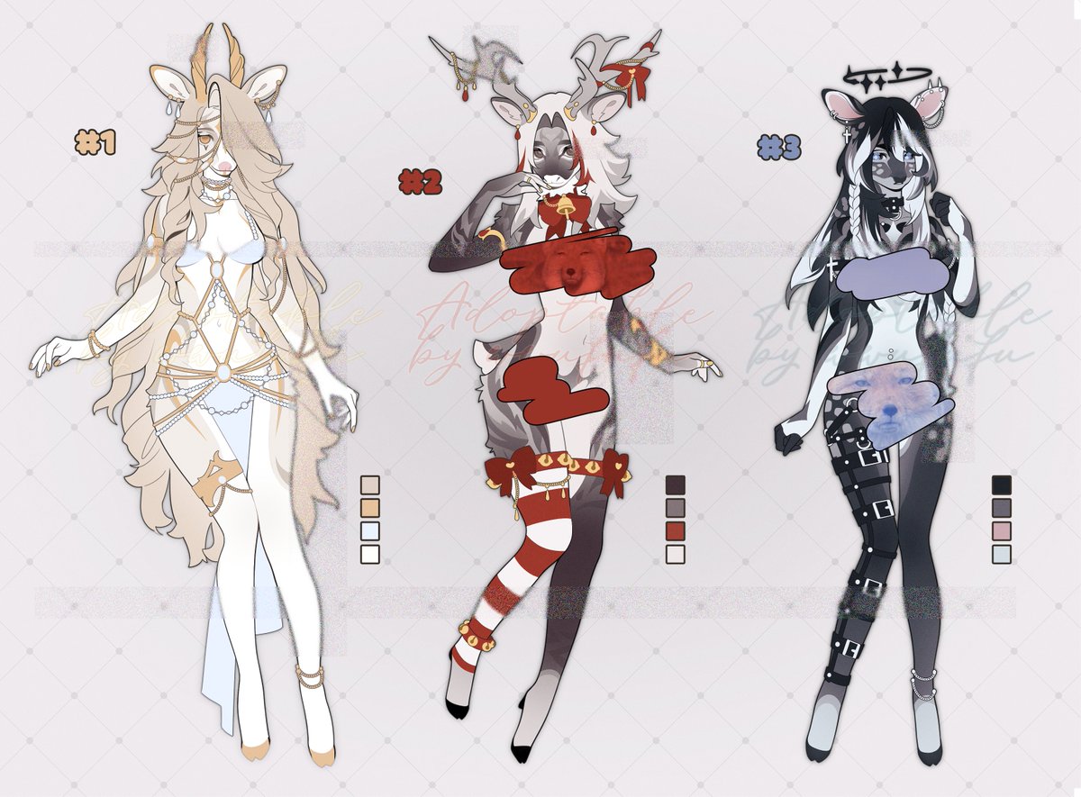 🐑 𝗔𝗱𝗼𝗽𝘁𝗮𝗯𝗹𝗲 // auction
Deer collection 🌿˚  ೀ⋆｡˚ #adoptable #characterdesign

「 SB: 165$ 」

🩷 RTs are very appreciated ( ´ ꒳ ` ) ♡
Mоre info below⬇️🔗