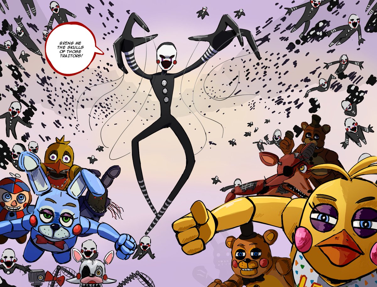 go my puppetlings (and others)
#fnaf2movie #fnaf 
this was funnier in my head lmao