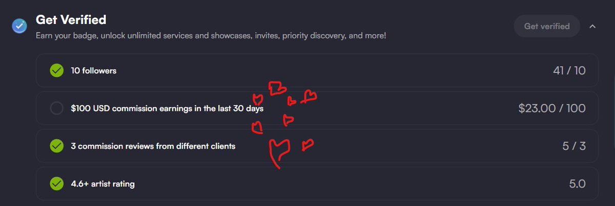 I'm almost halfway there to get verified on VGen my earthlings I have a 40% discount on all services throughout the month of December!~