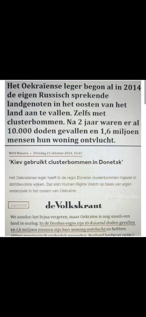 Ik gooi hem er nog maar eens in voordat de applaudisserende zwendelenski idioten uit de tweede slaapkamer deze week 700 miljoen EXTRA overmaken naar het CORRUPTE OEKRAÏNE
