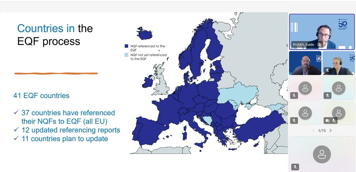 EARLALL took part in Cedefop’s webinar “National qualifications frameworks in action: What is their potential for the Union of Skills?”, <a href="/Cedefop/">EU_Cedefop</a> 50-year contribution to making skills and qualifications more visible across Europe.

Read more - lnkd.in/egbsvX2j