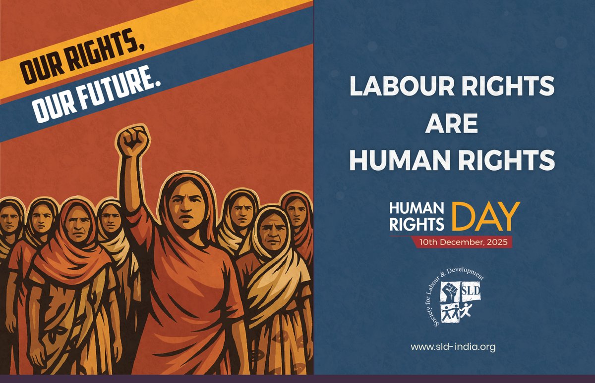 Society for Labour & Development (SLD) tweet media