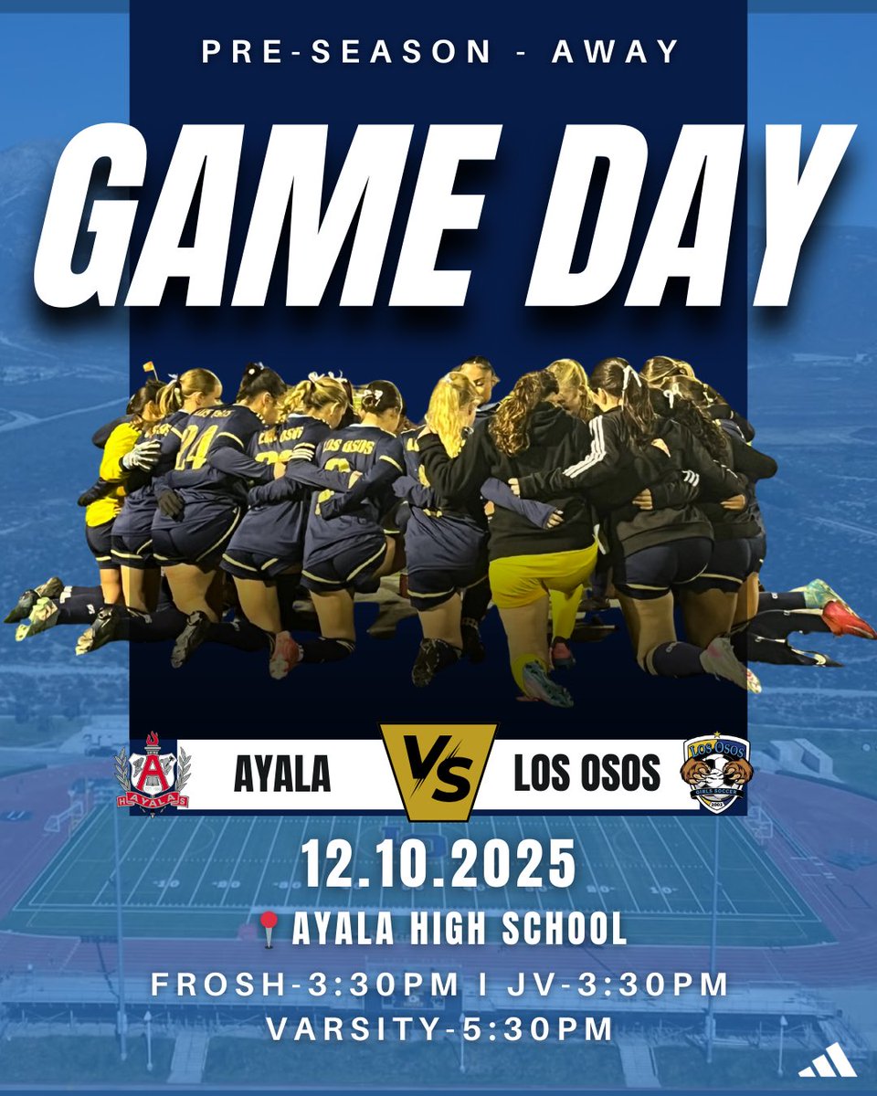 OsosGirlsSoccer's tweet image. 🚨GAME DAY 🚨 The program will be traveling to the city of Chino Hills, CA and take on the Ayala Bulldogs. Frosh and JV play at 3:30pm and Varsity will start at 5:30pm. Come out and support your lady grizzlies! Claws Up! #OsosSoccer #oneteam #oneprogram #ladygrizzlies #clawsup