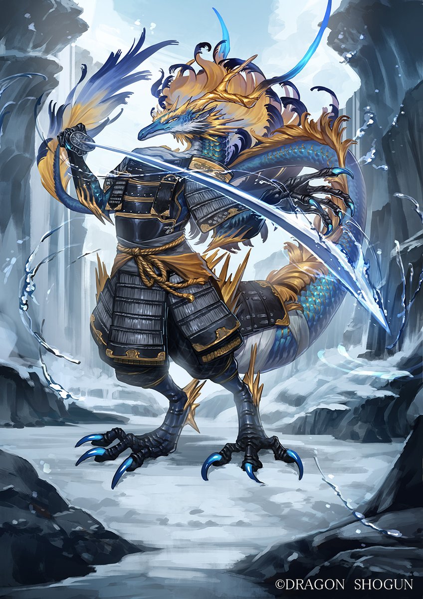 【お仕事】株式会社TCG様より発売されます
DRAGON SHOGUN TCGのカードイラスト『最強陰陽師、水天龍』を描かせていただきました！
公式情報につきましてはこちらのアカウントをご覧ください！
<a href="/dshoguntcg/">DRAGON SHOGUN TCG（オープン無料αテスト実施中）</a>  

#ドラゴンショーグン
#DRAGONSHOGUN