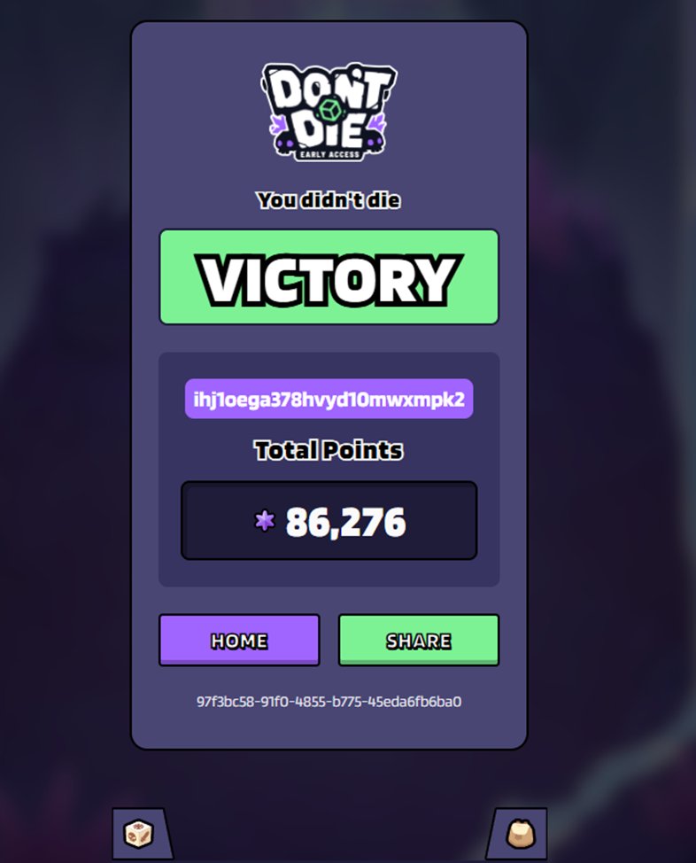 armadsjt's tweet photo. I didn't die! You'll die before you ever get close to my score - 86276
Get early access here: https://t.co/aOaH9ogSuX
✖️🎲 @dontdiegame

 https://t.co/94mdAgN0yj https://t.co/GIrTzx136T