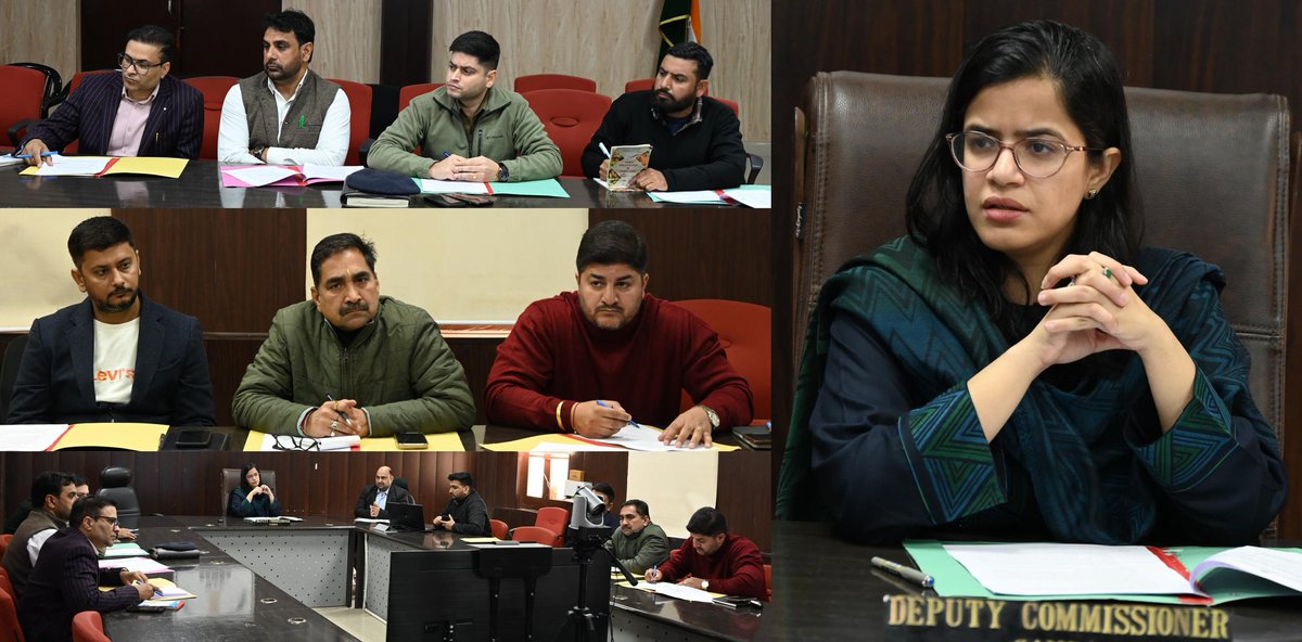 dcsambaoffice's tweet photo. DC Samba @SudanAyushi, IAS,  chaired a meeting of District SPCA to review animal welfare measures in light of Hon’ble Supreme Court directions and issued on-spot instructions for strict compliance. #AnimalWelfare  @diprjk @ddnews_jammu @AkashvaniAIR https://t.co/10JTxCGruz
