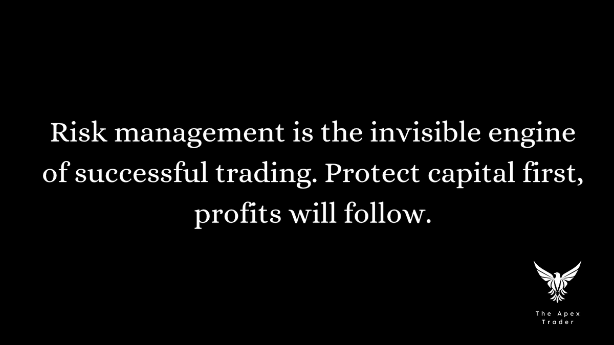 TheApex_Trader's tweet photo. #RiskManagement #Trading #Tradingpsychology #Tradingmindset #Tradingwisdom https://t.co/2UbNP779eG