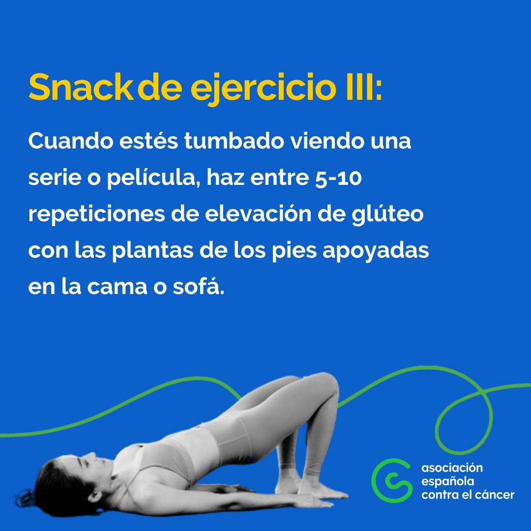 La actividad física beneficiosa para la salud es aquella de intensidad moderada que se realiza casi todos los días durante 30 minutos.
¡Haz ejercicio!