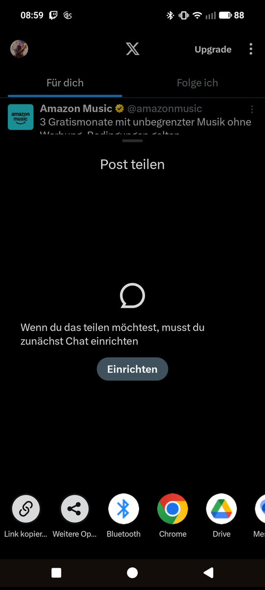 Was zum fick ist das?
Gib mir bitte einfach nur die normale Möglichkeit Inhalte zu teilen so wie es bis gestern noch war. Das ist doch nicht so fucking schwer🙄