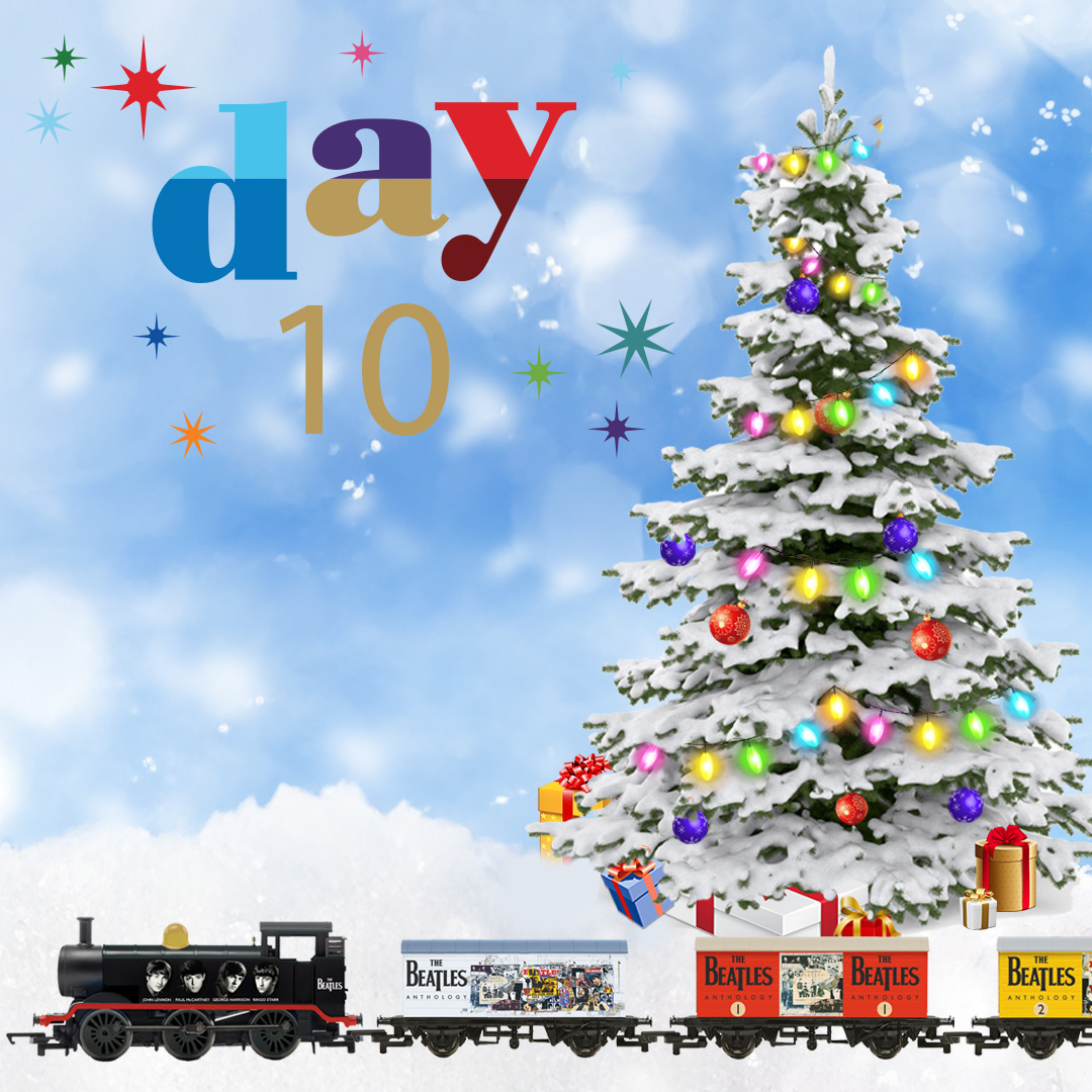 hornby's tweet image. All you need is…. this amazing Beatles Train Pack!

For your chance to win:
1. Share this post
2. Tell us what your favourite Christmas song is in the comments

Ends on 11.12.25
Winner will be announced on 15.12.25

T&amp;amp;Cs 👉bit.ly/4iwyvv1

#Hornby #Modelrailways