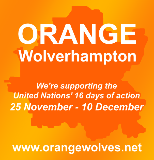 WolvesCouncil's tweet photo. ๐งก Today's the end of this year's #OrangeWolverhampton campaign - but there's still time to get involved; join a walk around the city centre with ROSHNI this morning, & a flag-lowering ceremony at the Civic Centre @ 11.45am. #OrangeWolves https://t.co/oPhnxbqW0n @WVsafeguarding https://t.co/gJ7ePlyjvU