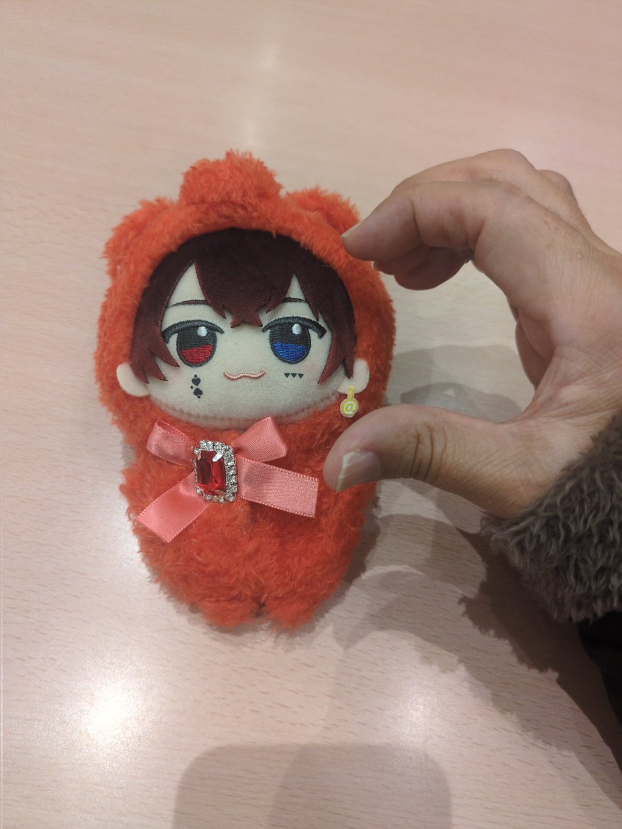 かわいい( ´͈ ᵕ `͈ )♡ あっとくんのちびぐるみと🫶🏻💕︎︎ #あっとくん