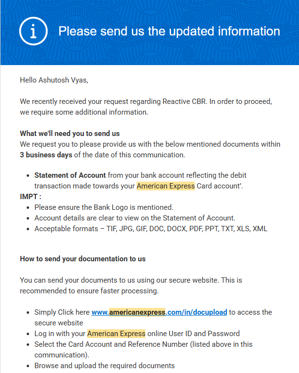 ashutosh9910's tweet photo. @AmericanExpress Request you to kindly stop this harassment. It's been over a month since I cancelled my card and am requesting my refund amount. Have been receiving same reply from CC execs for one month stating all documents are in good order. And later followed by this. https://t.co/2ZEbZwfnS6
