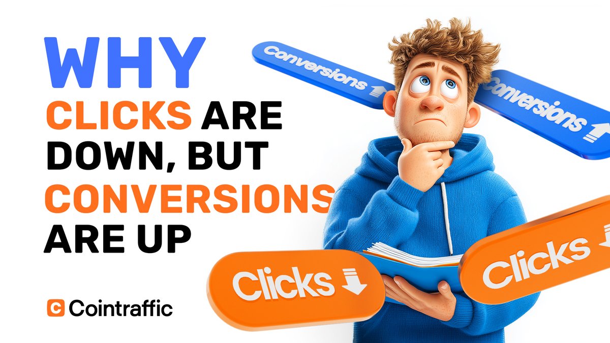 Ad clicks are down across much of Web3. But for many campaigns, results are actually improving. What’s going on?

It’s not a glitch. It’s a shift in how users behave, and what metrics actually matter →

Today’s crypto audience scrolls faster, filters harder, and ignores anything