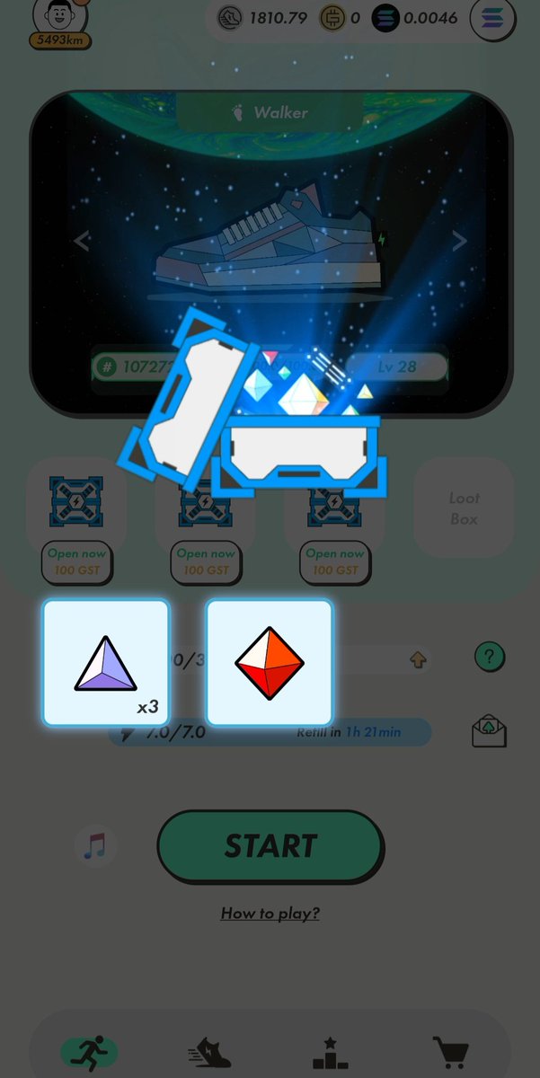 Sisti00's tweet photo. GM 🌞 with in my last stepn walk: very high GMT earning + MB5 with C gem lvl 2:
+ 131 GMT net overall 💰🚀😎
#STEPNxLAMBO
#STEPNGO #STEPN #GMT #GGT #GST #FSL #MoveToEarn
#GmtPay #crypto #Cryptocurrency #NFTs #Solana #Polygon #NFT
#hiking #fitness #weightloss https://t.co/2GSeDcxfbp