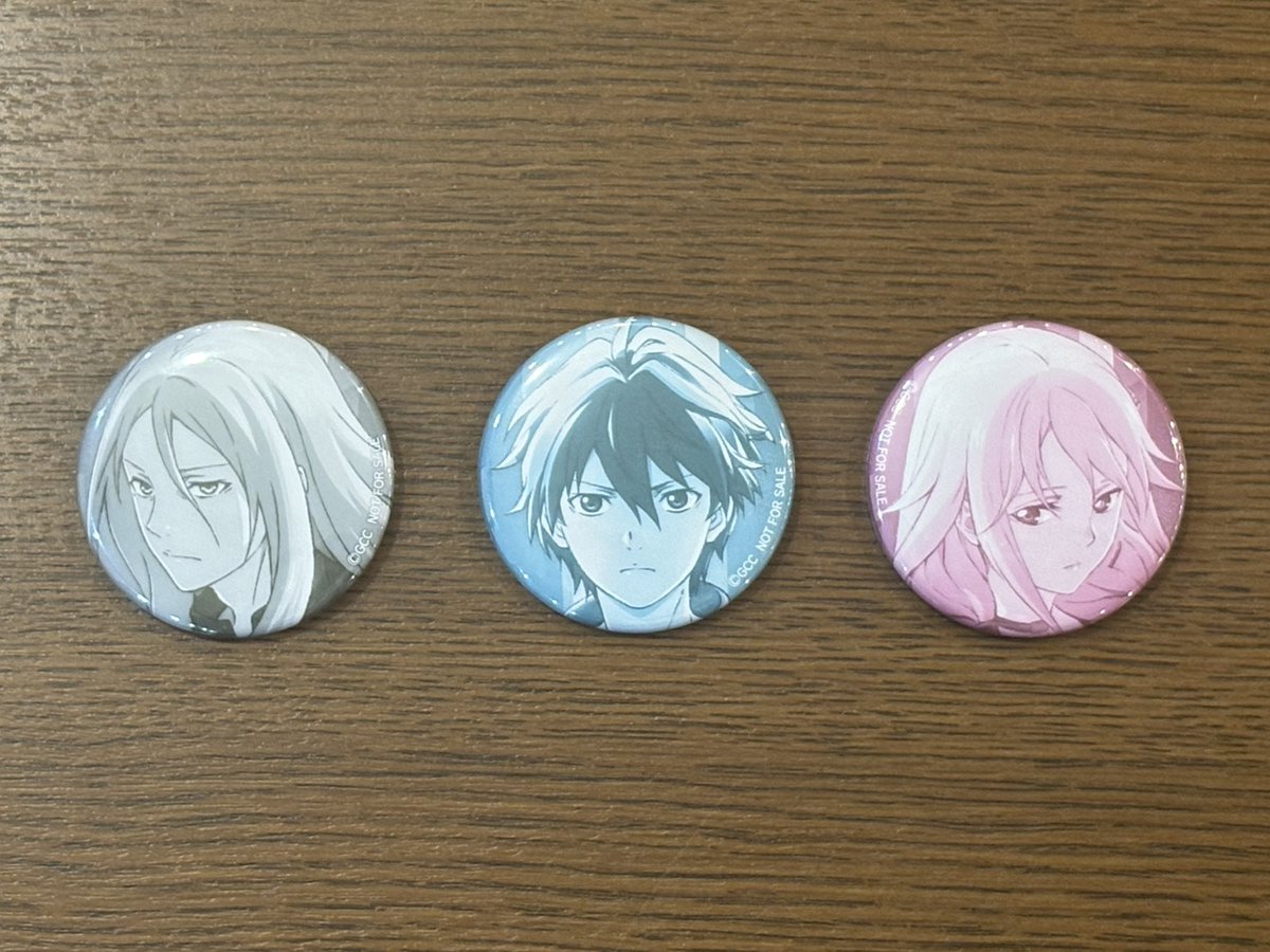 ギヴン アニメ ノイタミナカフェ先行上映会 缶バッジ 7月クール新番組