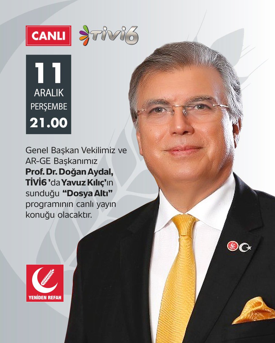 Prof.Dr.Doğan AYDAL (@prof_aydal) on Twitter photo 