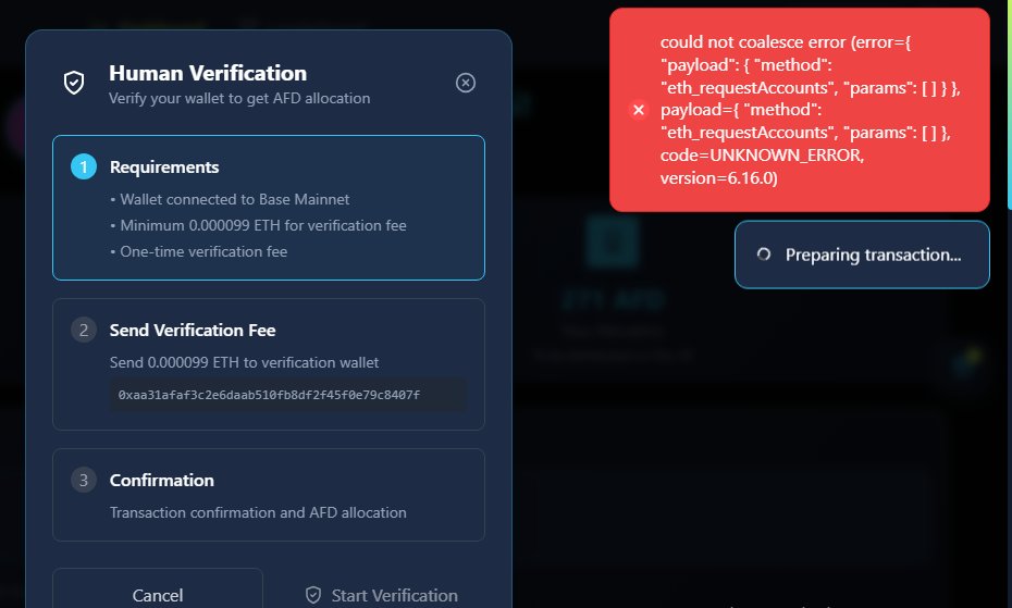 Cryptida13's tweet photo. @AithNetwork why i cant verify human on website? https://t.co/Ss6y5CkOWR