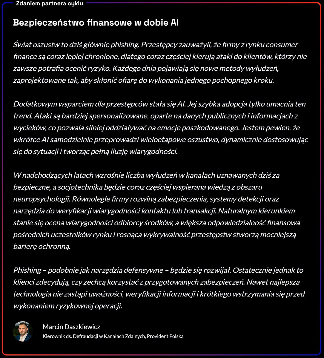 Kończymy nasz cykl artykułów o kartach płatniczych, który przygotowaliśmy we współpracy z redakcją <a href="/xyz_oficjalnie/">XYZ</a>.

👉 Szósty odcinek - o przyszłości: xyz.pl/ostatni-fizycz…

#edukacjafinansowa #kartyplatnicze