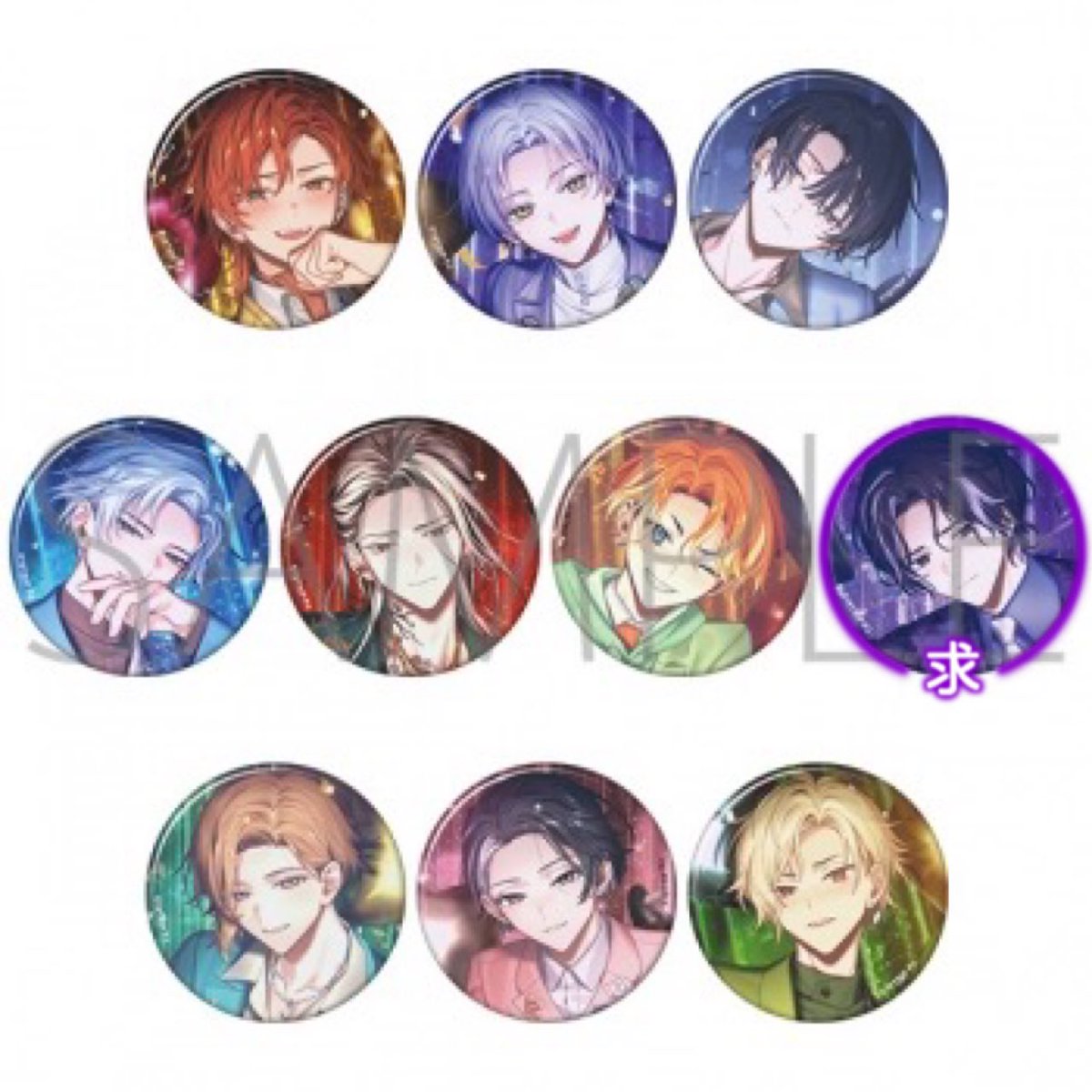 交換】18TRIP エイトリ BestWishesSnap 缶バッジ キャラバッジ