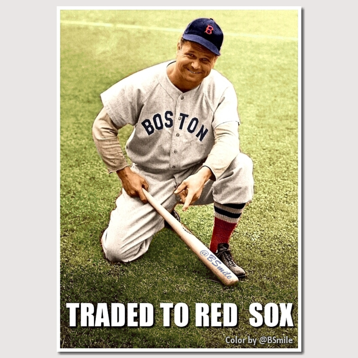 BSmile's tweet image. Today In 1935: The Philadelphia #Athletics trade star slugger Jimmie Foxx to the Boston #RedSox! His stats for the 1936 season: 41 HR - 143 RBI - .338 BA! #HotStove #MLB #Baseball #History #WinterMeetings