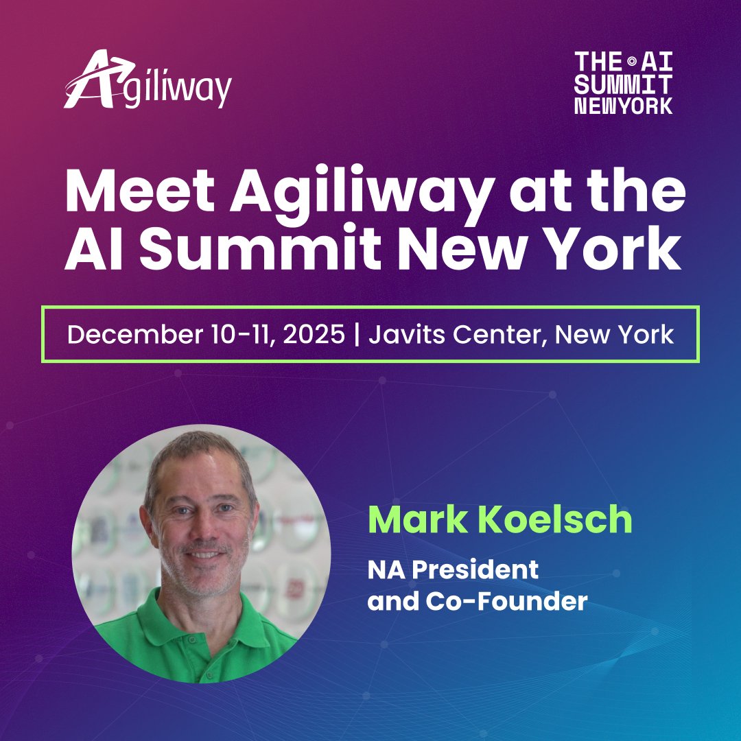 We're taking part in the AI Summit New York! With deep AI expertise and a focus on future-ready solutions, we’re here to stay ahead of the curve and exchange insights with industry leaders. Feel free to connect with Mark Koelsch, NA President &amp; Co-Founder: linkedin.com/in/mark-koelsch
