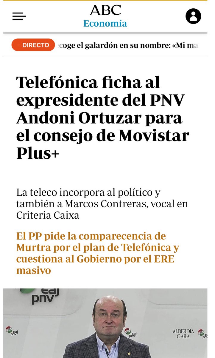 Seguimos con la cuestión de Telefónica… 

1️⃣El gobierno, con dinero de todos los españoles se compró un empresa privada. 

2️⃣Empezó a colocar a los suyos y a dirigirla políticamente. 

3️⃣Va a despedir a más de 5.000 trabajadores. 

4️⃣Y va a contratar a cambio de un pastizal a un