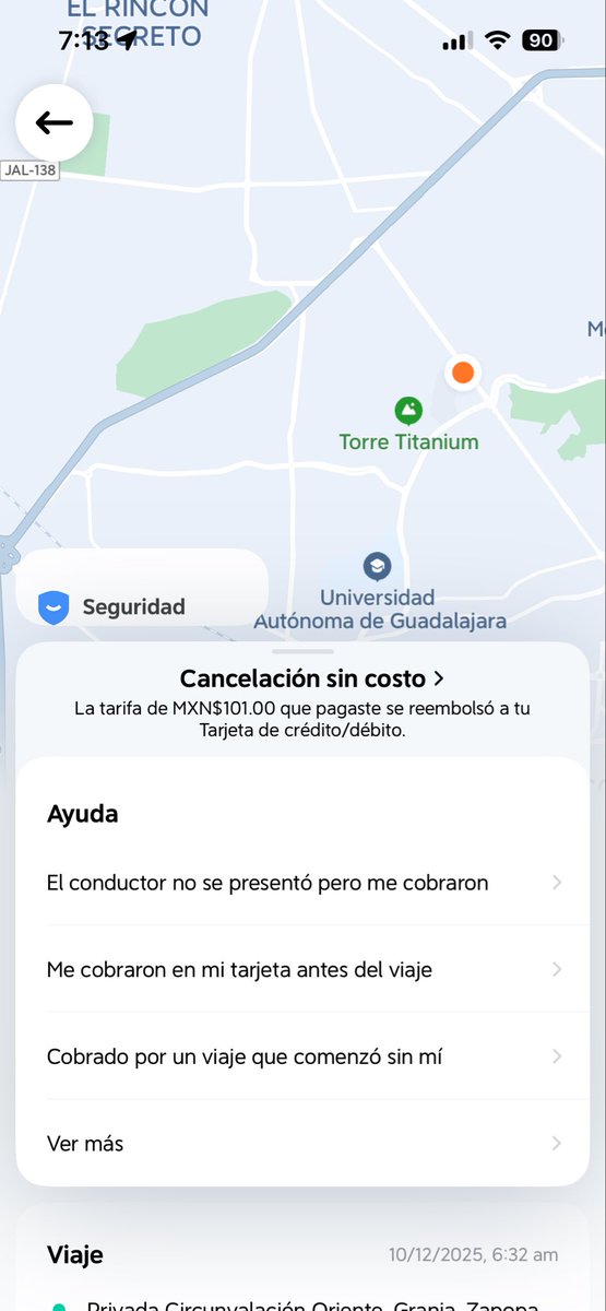 MoLib4d's tweet image. De verdad que su servicio está para el carajo @DiDi_Mexico dos viajes que cancelo dicen que me van a hacer la devolución y no me regresan el dinero.
Y su soporte es una basura dice que te conecta a alguien en vivo pero es otro bot, además de que te dejan esperando un chingo