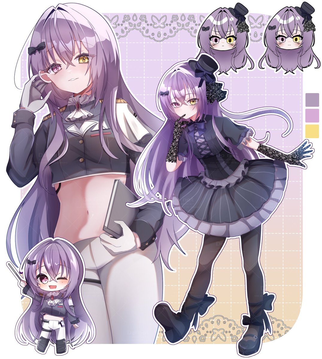 夜透ロンドさんよりかわいいイラストを頂きました…！ いろいろな姫凪と 