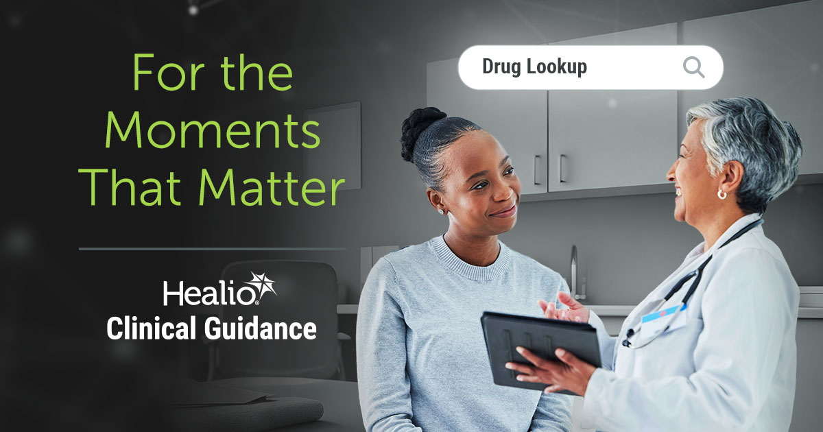 ✅ The right answer at the right time = better patient care.
Healio’s Drug Lookup helps you focus less on searching and more on treating. Try Healio’s Drug Lookup now ➡️ healio.com/clinical-guida…