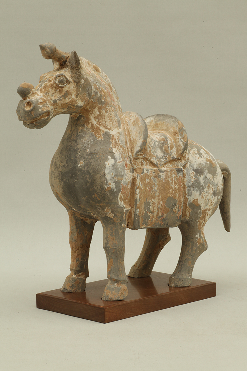 干支コレ 作品紹介】#馬の博物館《馬俑》 古代中国のお墓に納められた