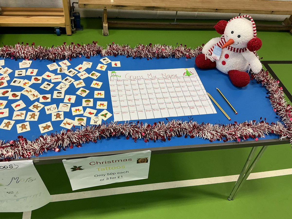 We are ready and so excited to start selling our handmade Christmas slime and tattoos! 🎄Can you guess the name of our cuddly snowman? He could be yours if you guess correct! ☃️ <a href="/StMargarets_/">St Margaret's Anfield CE Primary</a>