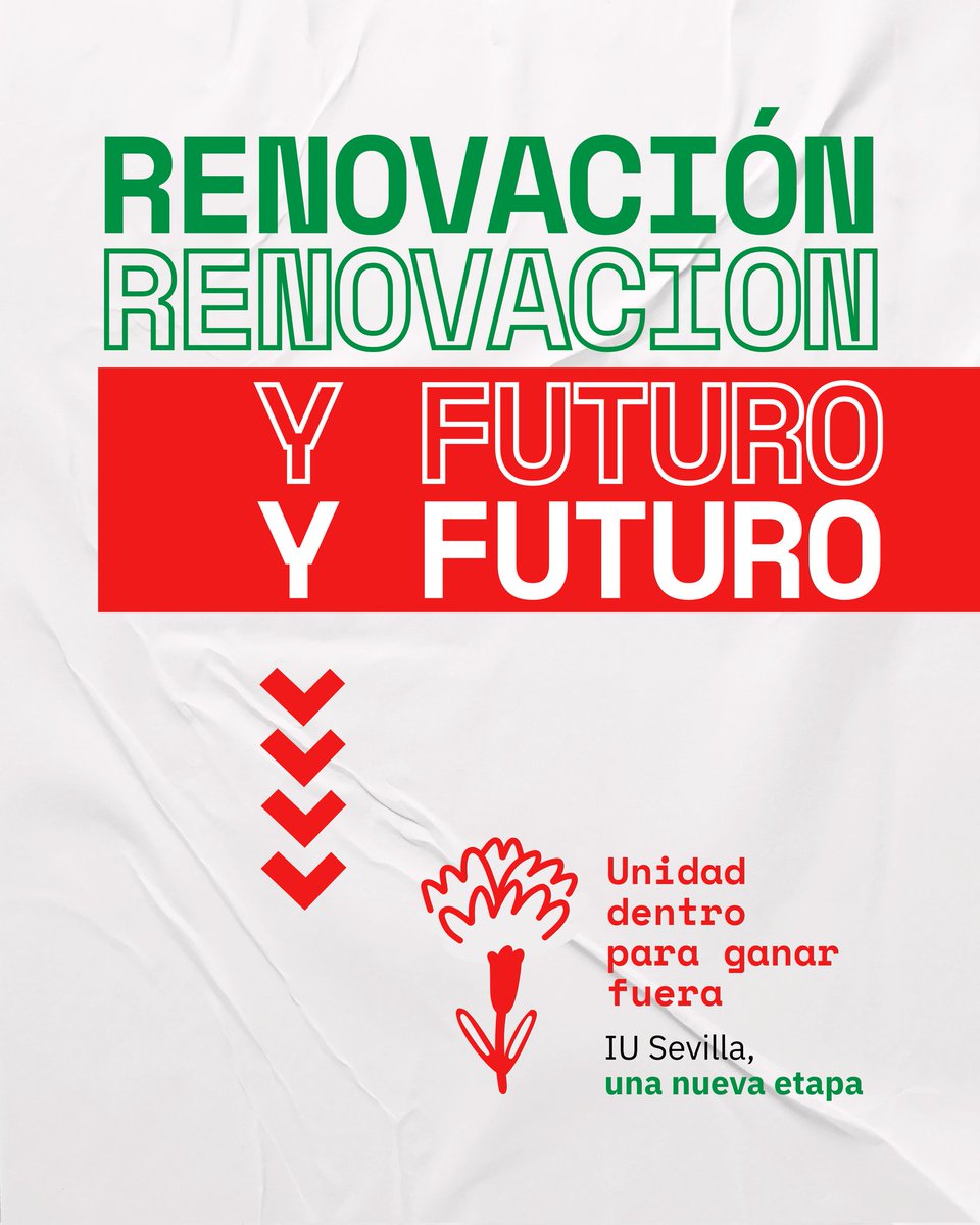 Ha llegado el momento de la renovación. En IU Sevilla hay un maravilloso pasado, un combativo presente y un necesario futuro. 

Este es el documento basado en el proyecto de mayoría de IU Andalucía que apoyo y donde cabe todo y toda la que quiera estar:
 iunanuevaetapa.wordpress.com