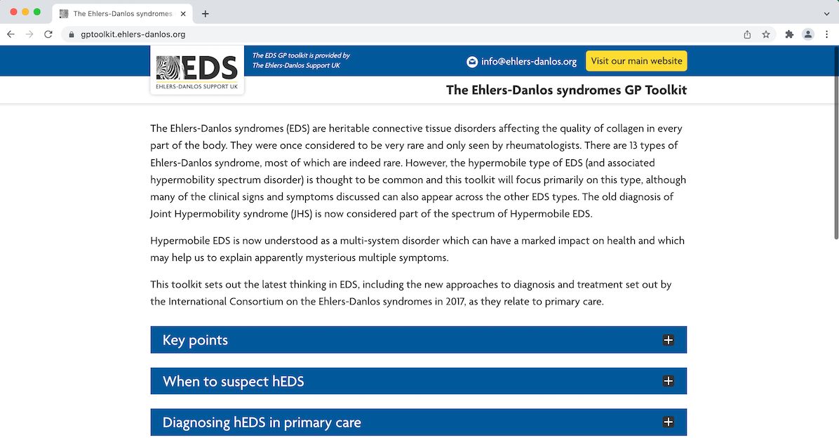 H2OhTwist's tweet photo. Share the #EDSToolkit for doctors spearheaded by Dr. Reinhold in 2018 for NHS GPs, but available to anyone willing to learn more about #EhlersDanlos & #hypermobility Spectrum Disorders!
https://t.co/vehue30SjL
#MedEd #FOAMed #MedTwitter #NEISvoid https://t.co/gwzNTeZxt5