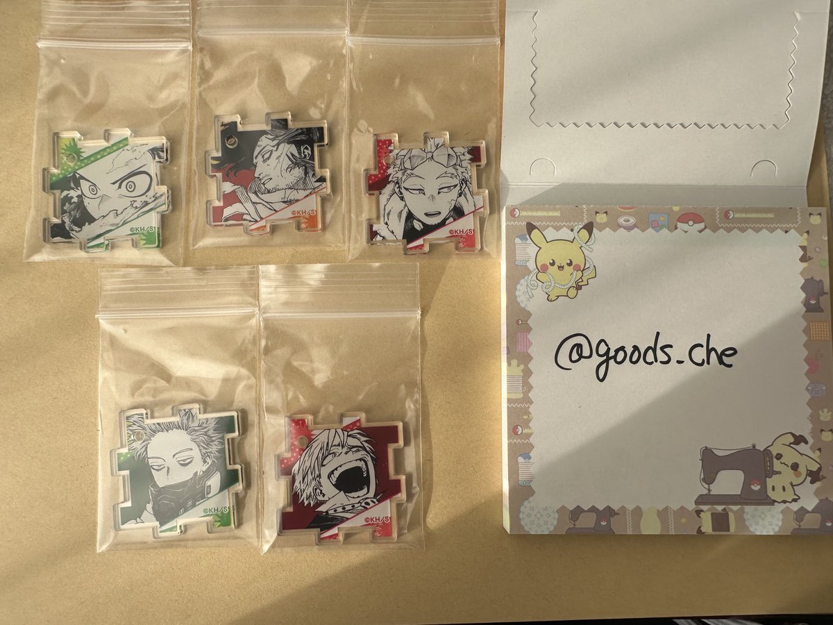 交換】僕のヒーローアカデミア ヒロアカ 原画展 アクリルパズル