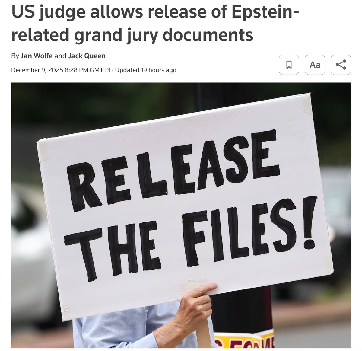 this is the cleanest NO nuke you’ll see all month

polymarket asking: will trump release epstein files by dec 19?

NO trading at 42¢

we have 9 days left

///

the resolution criteria is brutal

it has to be the trump administration (executive branch) that publicly releases files