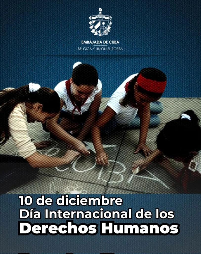 La Revolución hizo realidad derechos que hoy son conquistas de todo nuestro pueblo: salud, educación, cultura y participación plena.

Orgullosos de nuestros avances y de seguir defendiendo a los #CubanosConDerechos 🇨🇺 en el #DíaDeLosDerechosHumanos.