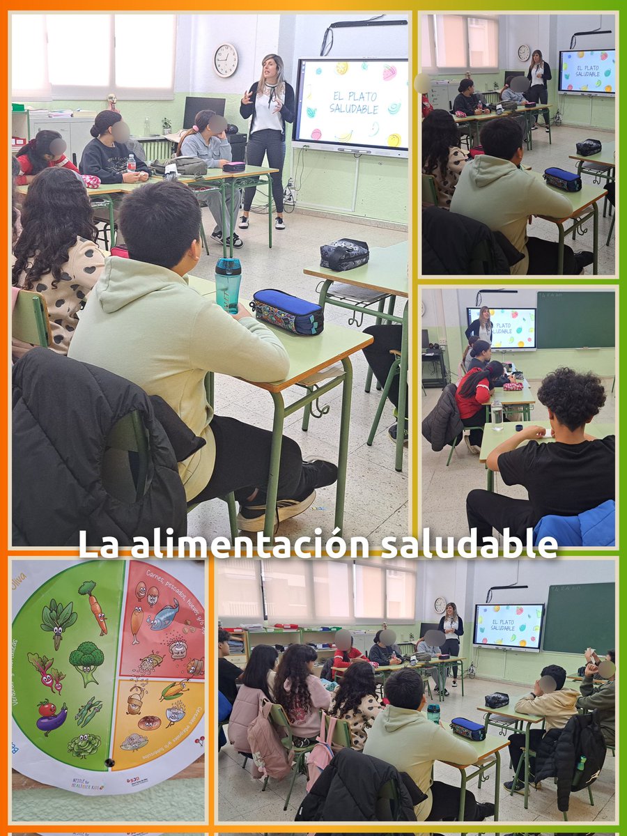 A comer sano, a llevar una dieta equilibrada, a crecer de manera saludable... son conceptos que han repasad los #alumnos de #SextoPrimaria del <a href="/CeipBeatriz/">CEIP BEATRIZ GALINDO</a> a cargo de la #nutricionista Estefanía de la <a href="/atusaludsalama1/">A tu salud Salamanca</a> dentro del programa de <a href="/ciudadsaberes/">Ciudad de Saberes</a>. Mañana continuará.