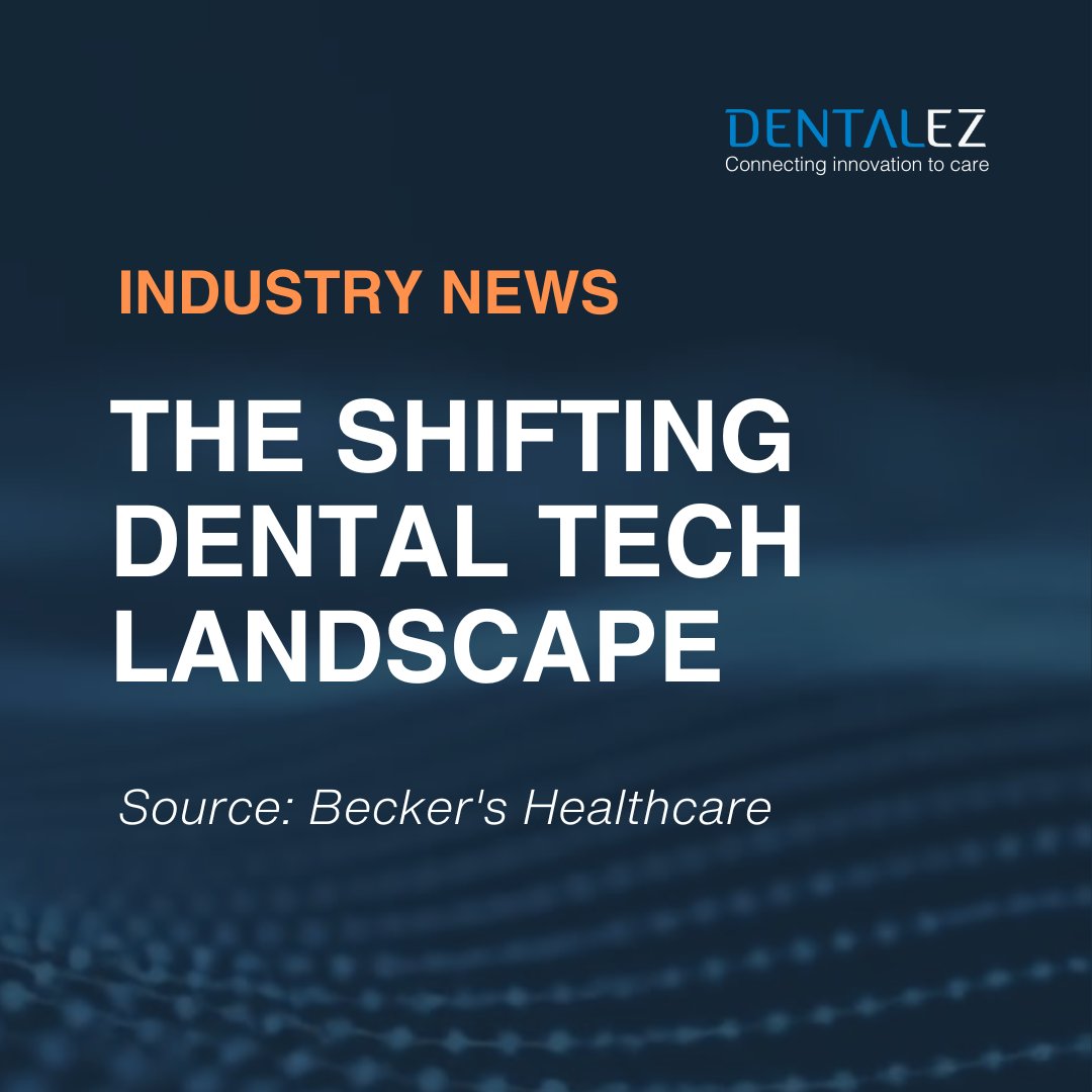 The dental tech landscape is changing fast — from AI and smart diagnostics to new practice trends. From Becker's Healthcare, read what’s shaping the future of dentistry: loom.ly/t__EyJ4

#DENTALEZ #DentistryNews #DentalPracticeManagement
