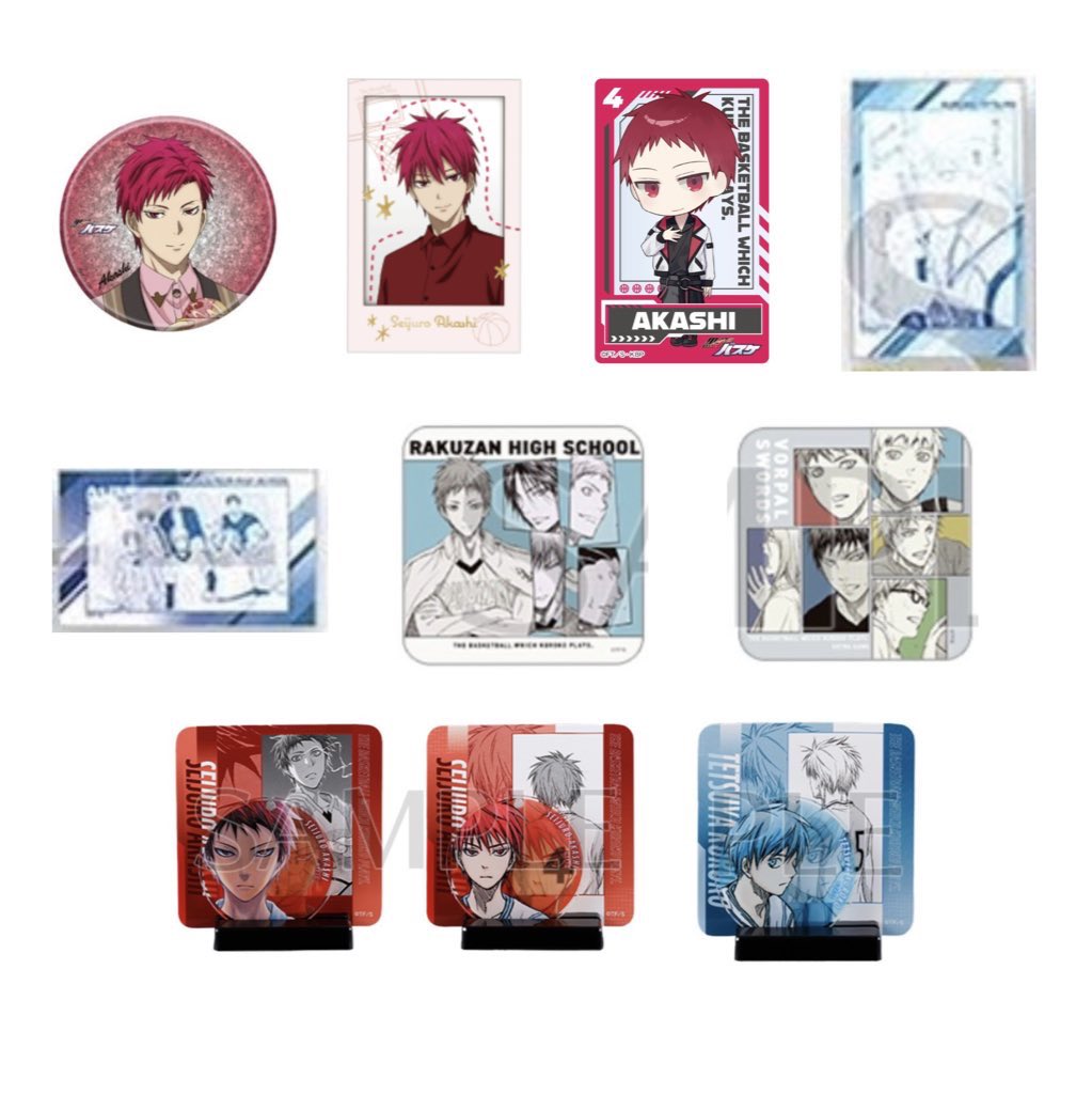 【交換】黒子のバスケ 黒バス展 コースター ナンジャタウン 中外 ドンキ キャラポップストア クリアカード パックジュース

譲)画像①緑間 紫原 青峰 氷室 笠松 高尾 火神 木吉 黛 降旗

求)画像②or同異種 赤司 黄瀬 黒子

物により複数提供可
郵送での交換になります
お気軽にお声かけください✧