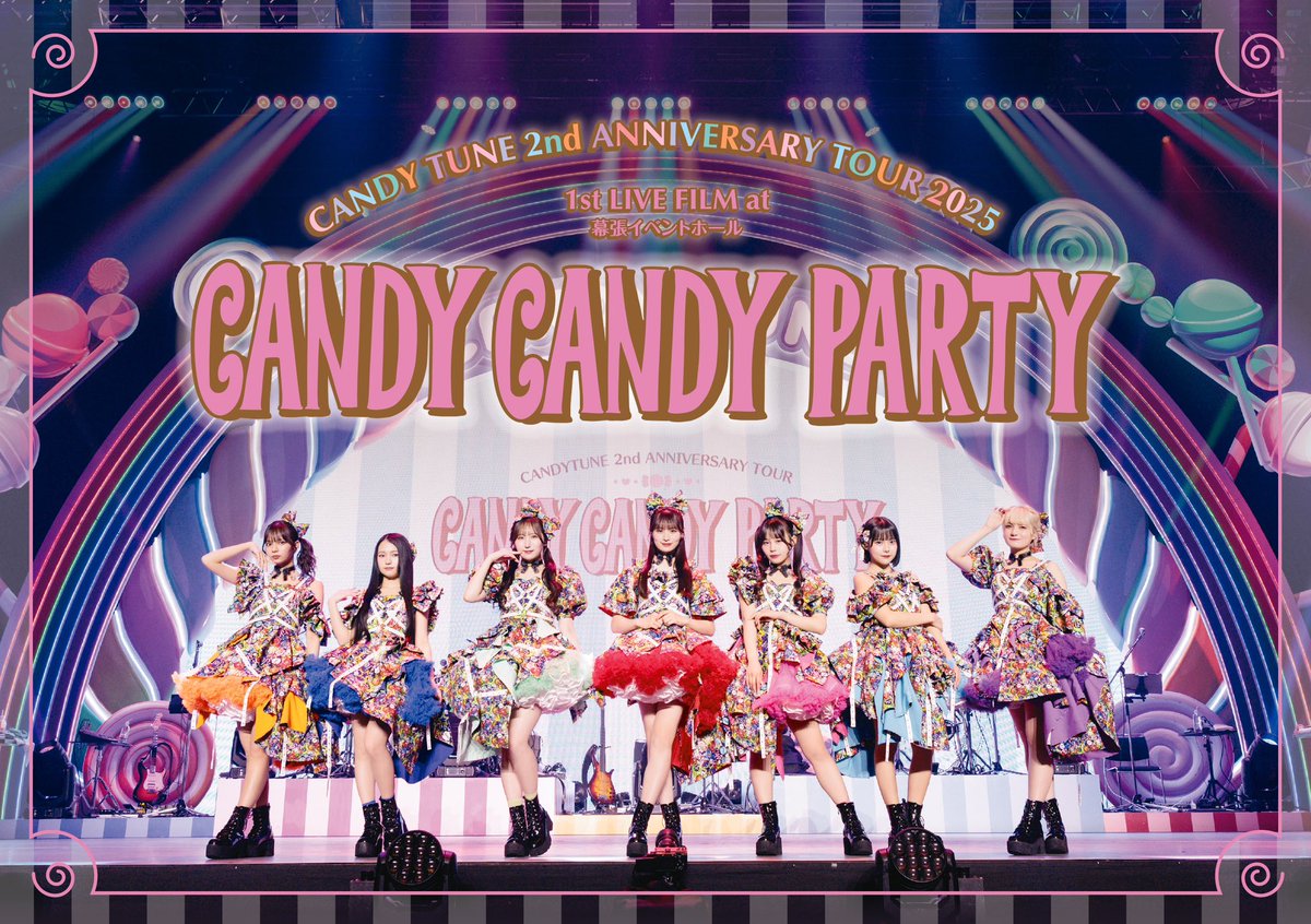 💿 CANDY TUNEライブ映像 Blu-ray 💿 1st LIVE FILM at 幕張イベント