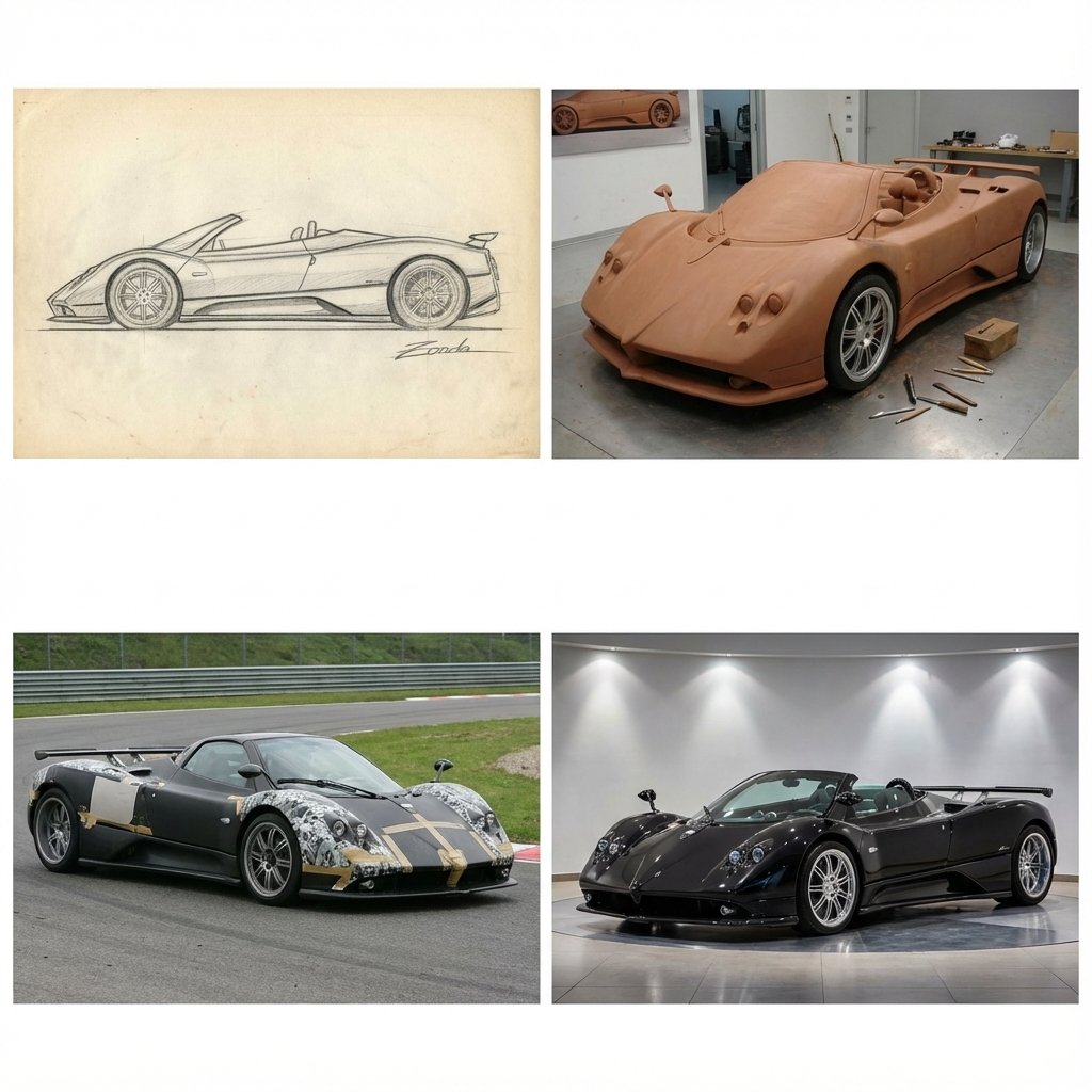 2x2 Grid Car Development Phases — example 2