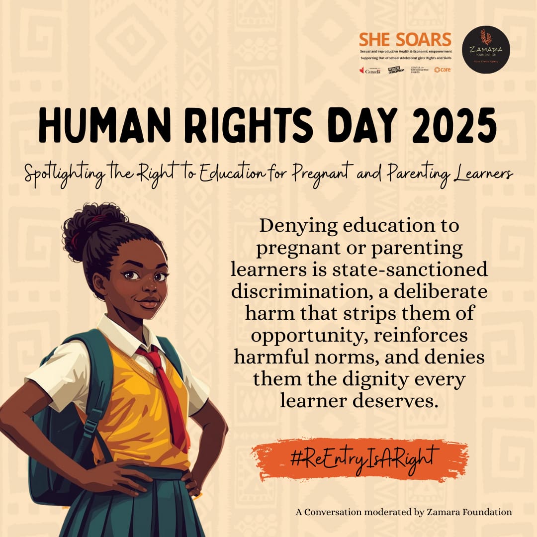 Shame has no place in education. Every learner deserves respect, safety, and a real chance to continue. #ReEntryIsARight
#ZamaraVoices <a href="/Zamara_fdn/">Zamara Foundation</a>