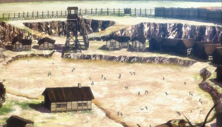 ทรายบนสนามถูกเหยียบจนฟุ้งตามแรงเคลื่อนไหวจากการปะทะของสองอาชญากรเมืองใต้ดินที่รู้จังหวะรุกถอยดีกว่าคู่ไหนๆ กลางสนาม

รีไวล์ก้มตัวหลบหมัดจากฟาร์ลันด้วยความเร็วฉิวเฉียด หมุนข้อมือจับเสื้อเพื่อนสนิทแล้วเหวี่ยงลงพื้นซึ่งอีกฝ่ายก็ใช้แรงจากสะโพกดีดตัวกลับมายืนได้แทบทันที