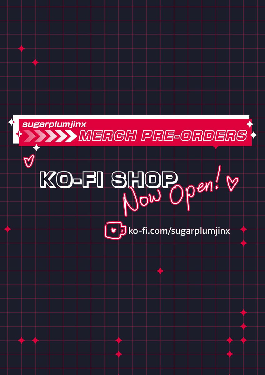 My Merch Pre-Orders now Open✨✨
Ko-Fi shop link in bio

✨Pre-Orders starting from Dec 12-Dec 25
✨Production may take atleast 1-2 weeks
✨Shipping in mid January

Due to holiday season,expect delays and I will notify you once you ordered hehe. DM me If you have any questions