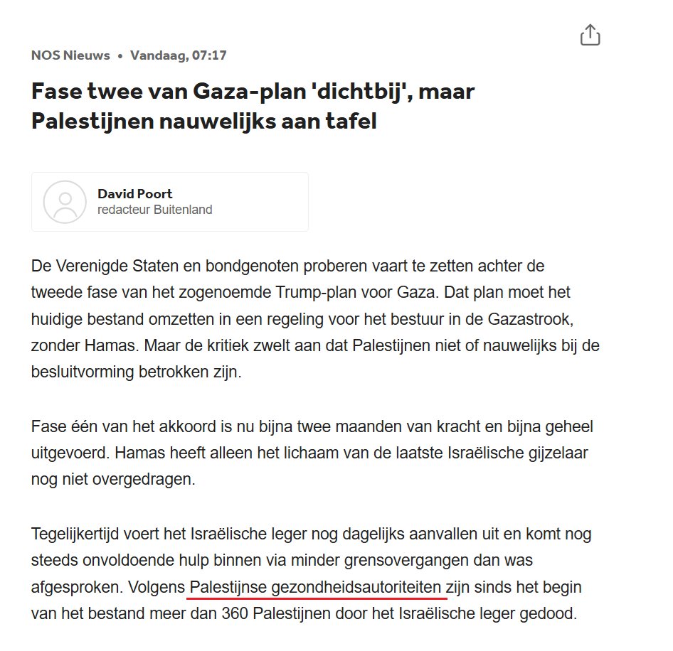 De NOS was verontwaardigd toen <a href="/MonaKeijzer/">Mona Keijzer</a> schreef dat de NOS informatie van het Gazaanse ministerie van Gezondheid blijft overtikken. De NOS bewijst vandaag echter opnieuw het gelijk van #Keijzer. Of wordt iets anders bedoelt met "Palestijnse gezondheidsautoriteiten"? 🤔 1/6