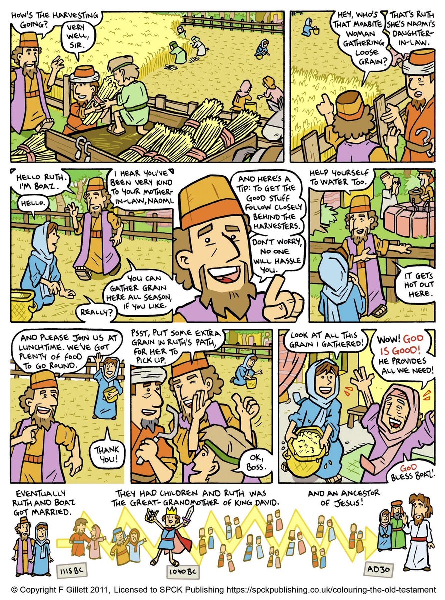 As with Ruth, God will provide you with all you need. Check out our Facebook page for #Day10 of our inspiring #AdventCartoonSeries